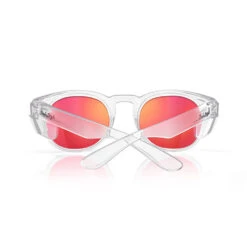 Safe Style CRCRP100 Cruisers Clear Frame/Mirror Red Polarised UV400 Safety Glasses 9 Safe Style CRCRP100 Cruisers Clear Frame/Mirror Red Polarised UV400 Safety Glasses -Work Clothing Store Cruisers R Clear ReflectiveRedPolarisedUV400Lens 04Back750px 1800x1800 91b96f86 869b 4f17 b182 c3d02680761d