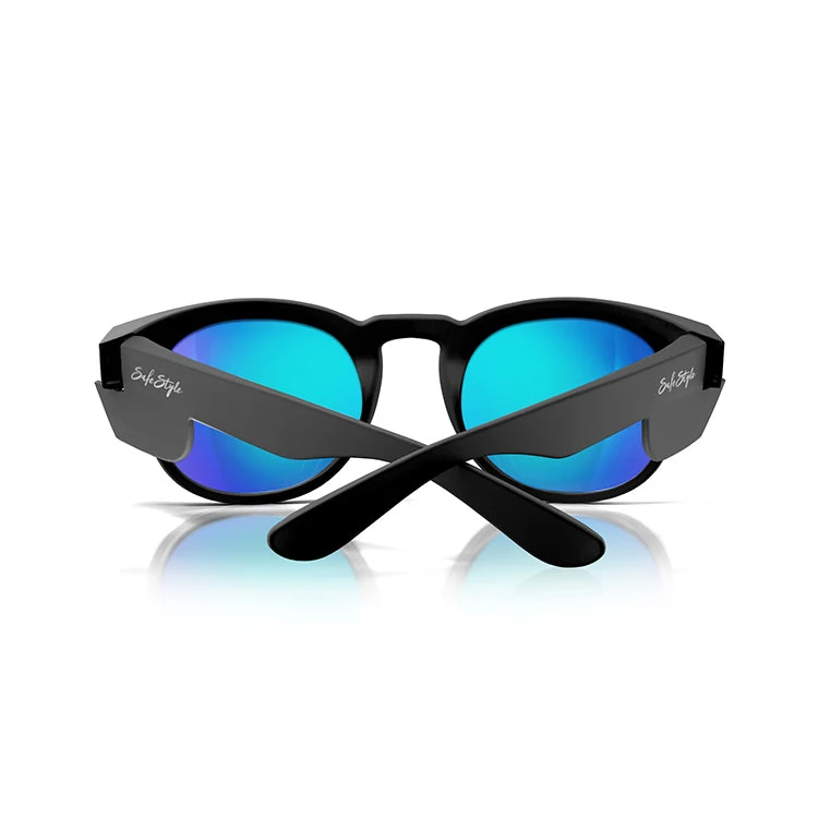Safe Style CRMBBP100 Cruisers Matte Black Frame/Mirror Blue Polarised UV400 Safety Glasses 4 Safe Style CRMBBP100 Cruisers Matte Black Frame/Mirror Blue Polarised UV400 Safety Glasses - Image 4
