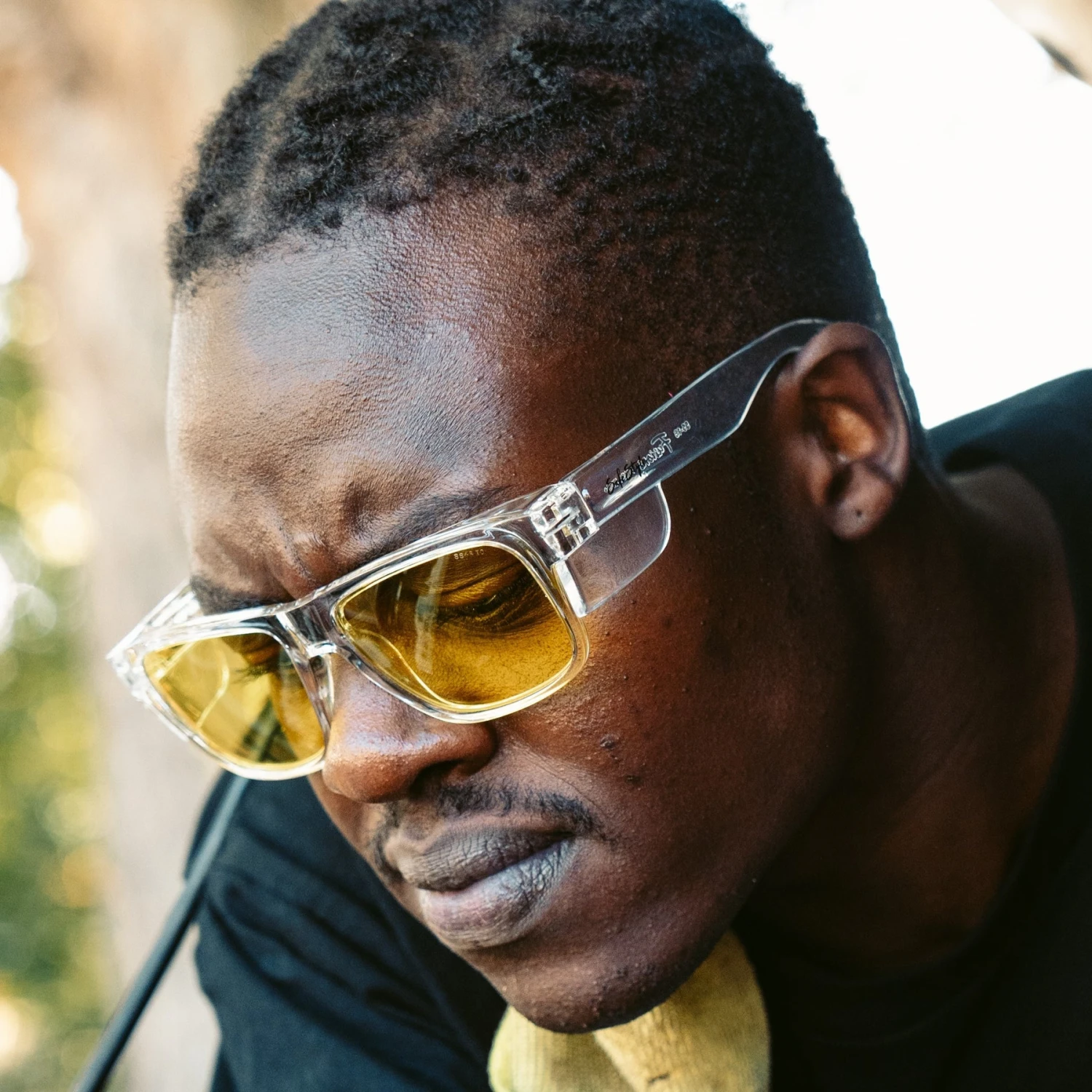 Safe Style CCY100 Classic Clear Frame Yellow Safety Glasses 5 Safe Style CCY100 Classic Clear Frame Yellow Safety Glasses - Image 5