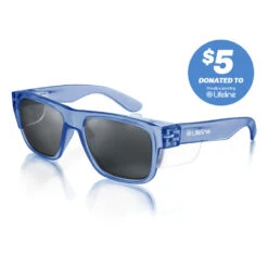 Safe Style FBLP100 Fusions Blue Frame /Polarised UV400 Safety Glasses