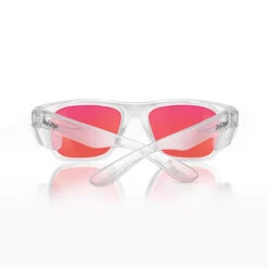 Safe Style FCRP100 Fusions Clear Frame Mirror Red Polarised Safety Glasses -Work Clothing Store Fusions R Clear ReflectiveRedPolarisedUV400Lens 04Back750px 540x 73756ef3 eb3a 4778 896a 6b3b565cd6b5
