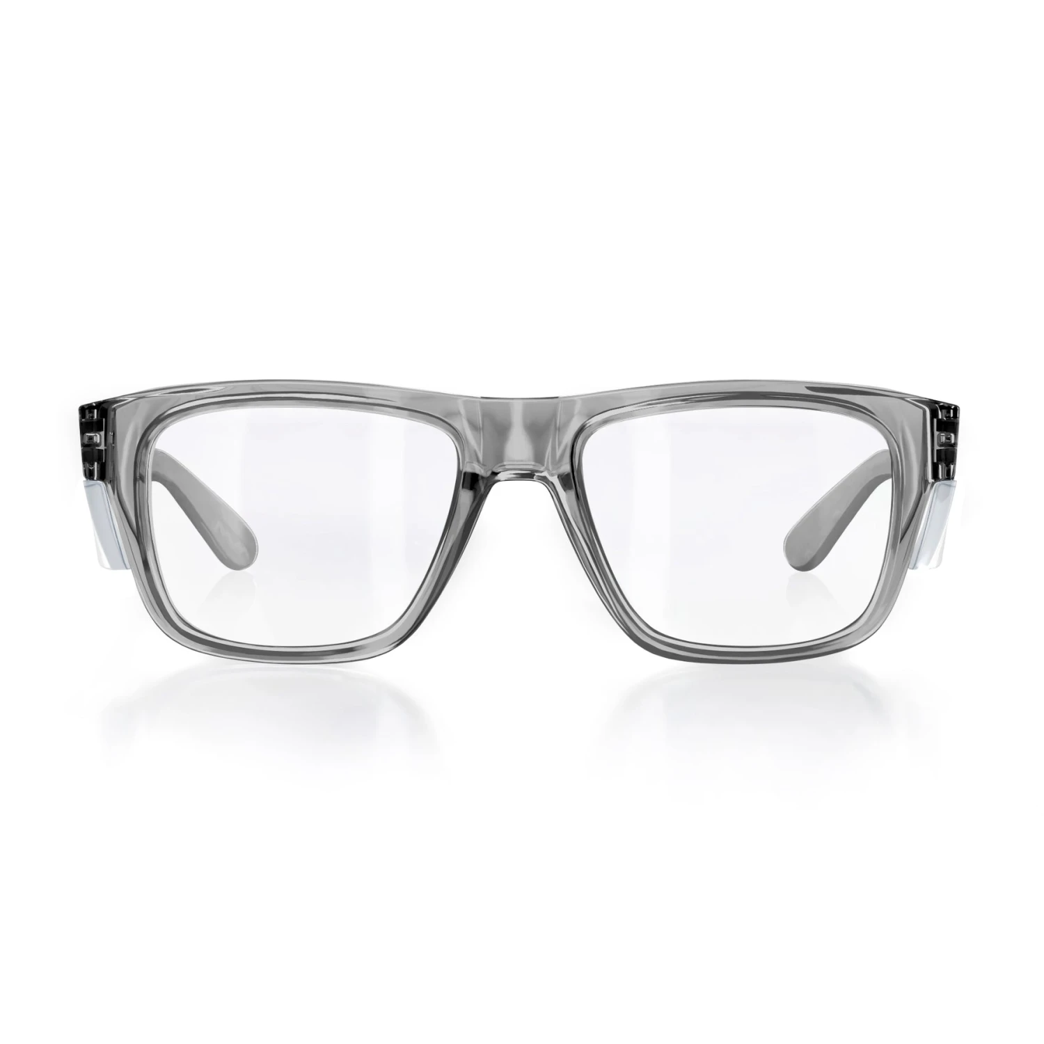 Safe Style FGC100 Fusions Graphite Frame Clear Safety Glasses 2 Safe Style FGC100 Fusions Graphite Frame Clear Safety Glasses - Image 2