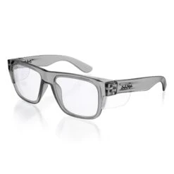 Safe Style FGC100 Fusions Graphite Frame Clear Safety Glasses