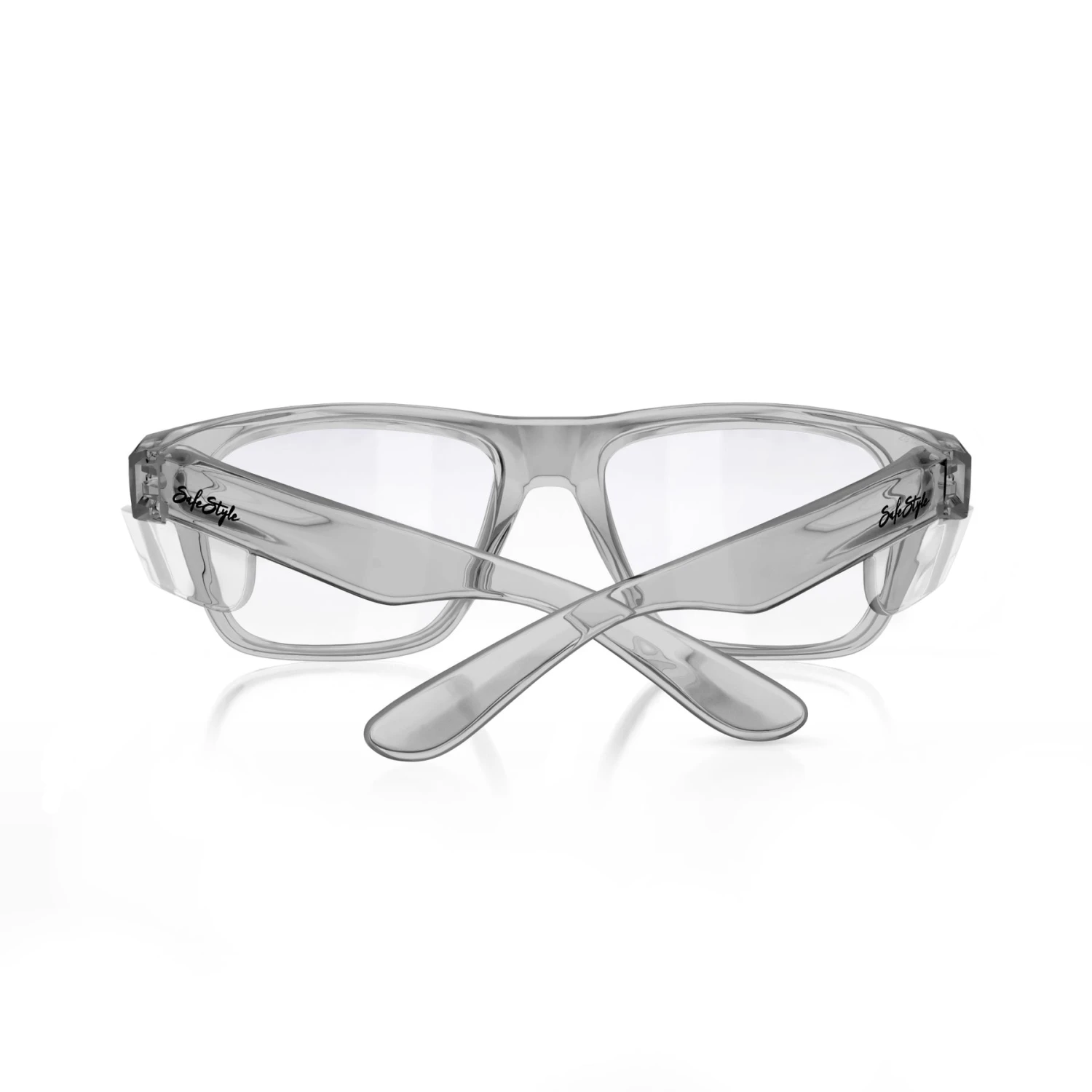 Safe Style FGC100 Fusions Graphite Frame Clear Safety Glasses 4 Safe Style FGC100 Fusions Graphite Frame Clear Safety Glasses - Image 4