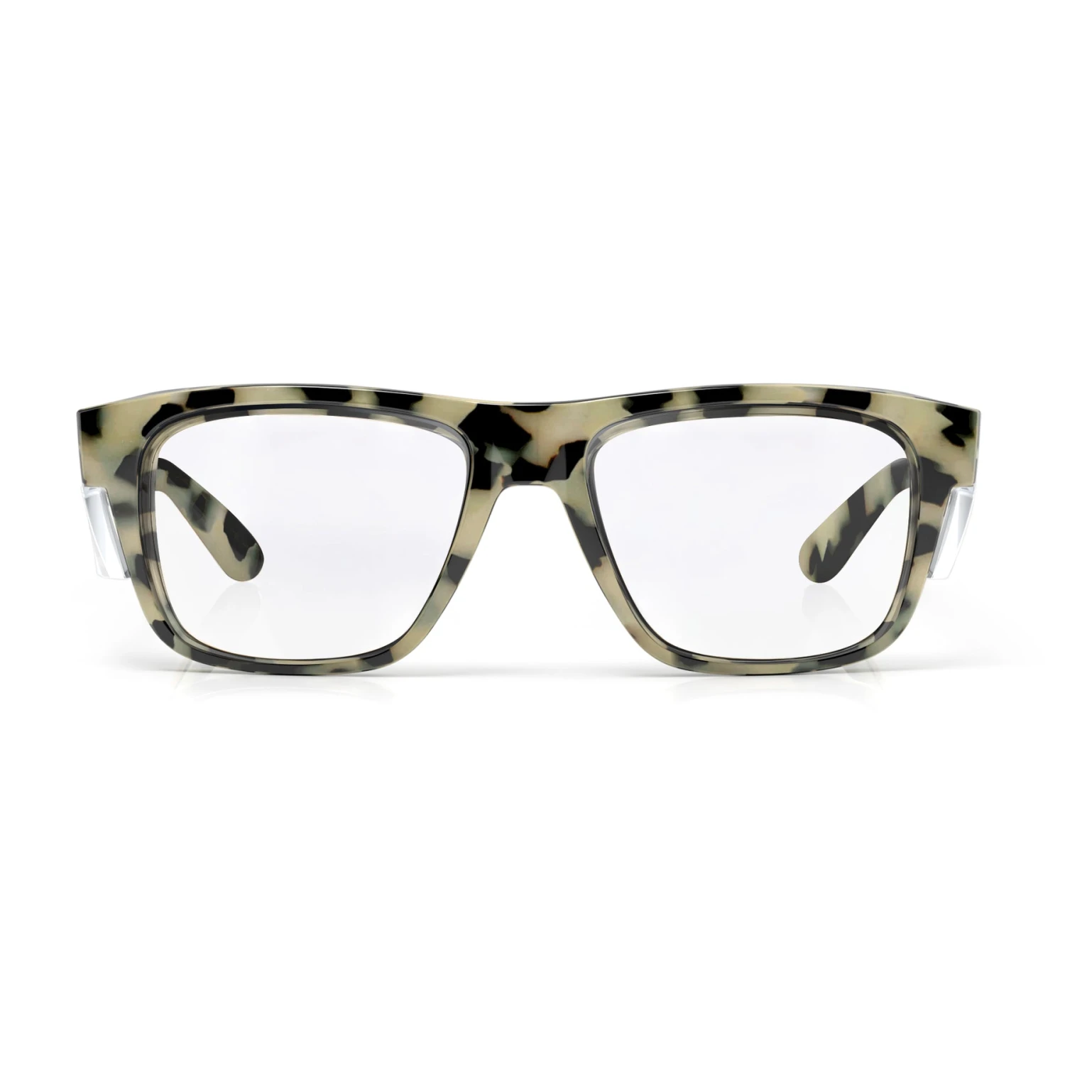 Safe Style FMTC100 Fusions Milky Torts Frame Clear Safety Glasses 2 Safe Style FMTC100 Fusions Milky Torts Frame Clear Safety Glasses - Image 2