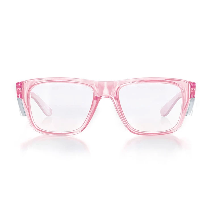 Safe Style FPC100 Fusions Pink Frame Clear Safety Glasses 2 Safe Style FPC100 Fusions Pink Frame Clear Safety Glasses - Image 2