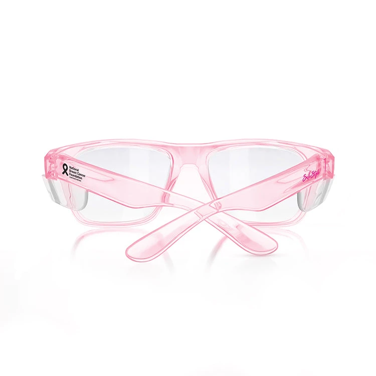 Safe Style FPC100 Fusions Pink Frame Clear Safety Glasses 4 Safe Style FPC100 Fusions Pink Frame Clear Safety Glasses - Image 4