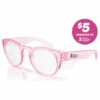 Safe Style CRPC100 Cruisers Pink Frame Clear Safety Glasses
