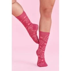 Biz Collection CCS250U Happy Feet Unisex Comfort Socks -Work Clothing Store Talent CCS250U Pink AUS 02 8T3iQkT