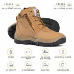 Mongrel 261050 Zip Safety Boot -Work Clothing Store WBD MNG 261Facts 5375a990 41aa 491e aacd 21e860c83948