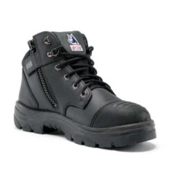 Steel Blue 312658 Parkes L/U Zip Scuff Safety Boot -Work Clothing Store WBD SB 312658 BLK Frontside2