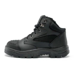 Steel Blue 312658 Parkes L/U Zip Scuff Safety Boot -Work Clothing Store WBD SB 312658 BLK Side