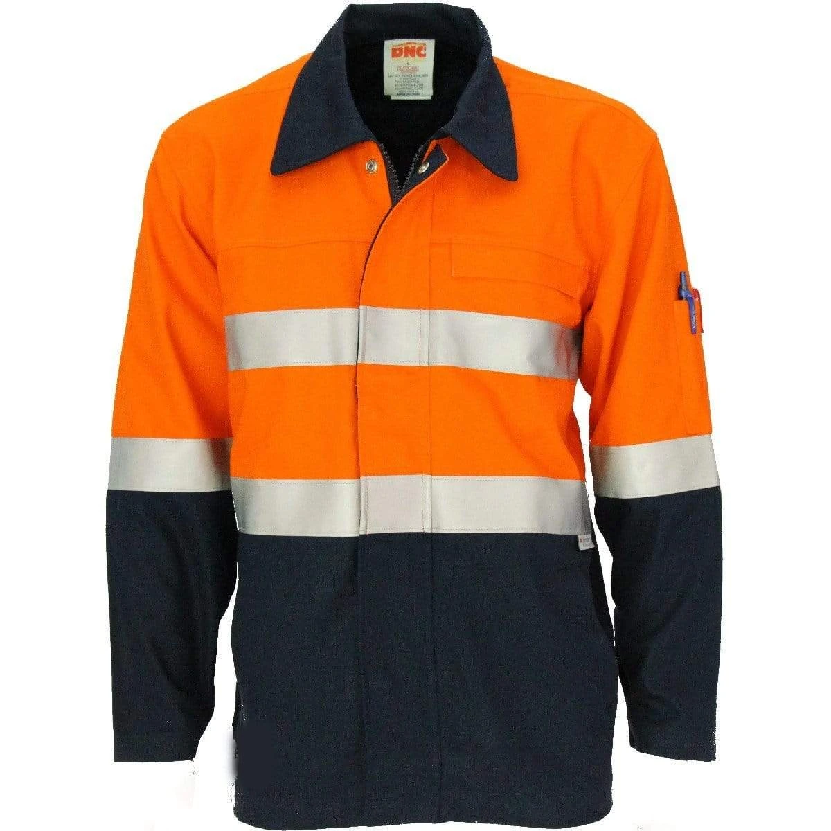 Patron Saint Flame Retardant Two Tone Drill ARC Rated Welder's Jacket With LOXY F/R Tape 3458 2 Patron Saint Flame Retardant Two Tone Drill ARC Rated Welder's Jacket With LOXY F/R Tape 3458 - Image 2
