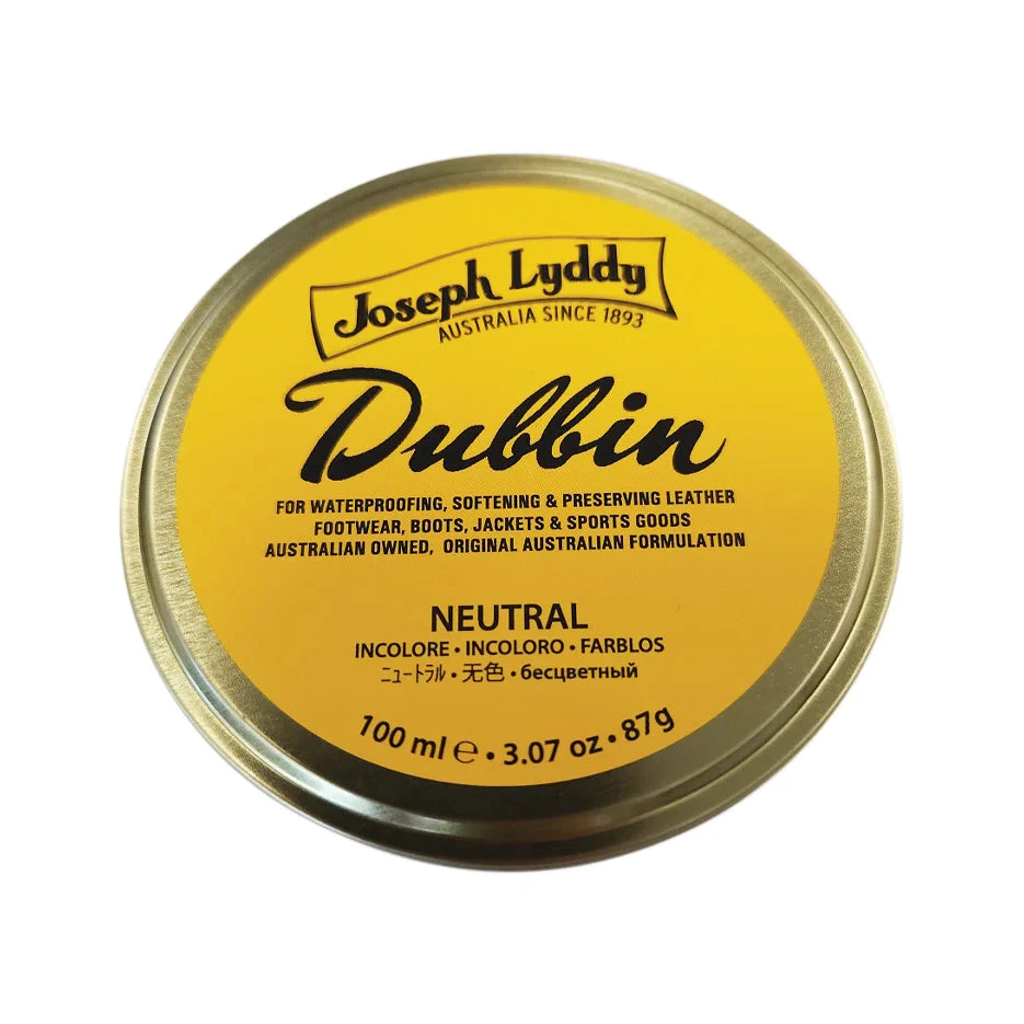 Joseph Lyddy Dubbin Neutral Waterproofer 87G 1 Joseph Lyddy Dubbin Neutral Waterproofer 87G