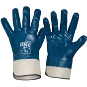 Blue Nitrile Full Dip With Canvas Cuff (12 Pack) GN34